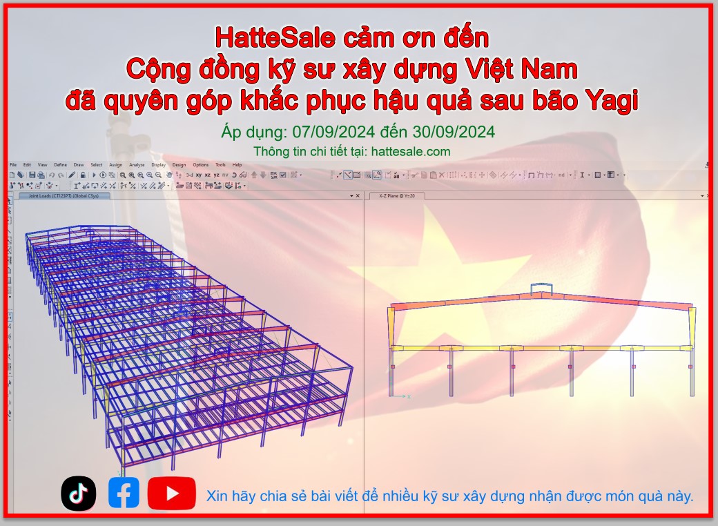 Cộng đồng kỹ sư xây dựng HatteSale chung tay giúp đồng bào miền bắc vượt qua khó khăn trong cơn bão số 3 (yagi) năm 2024